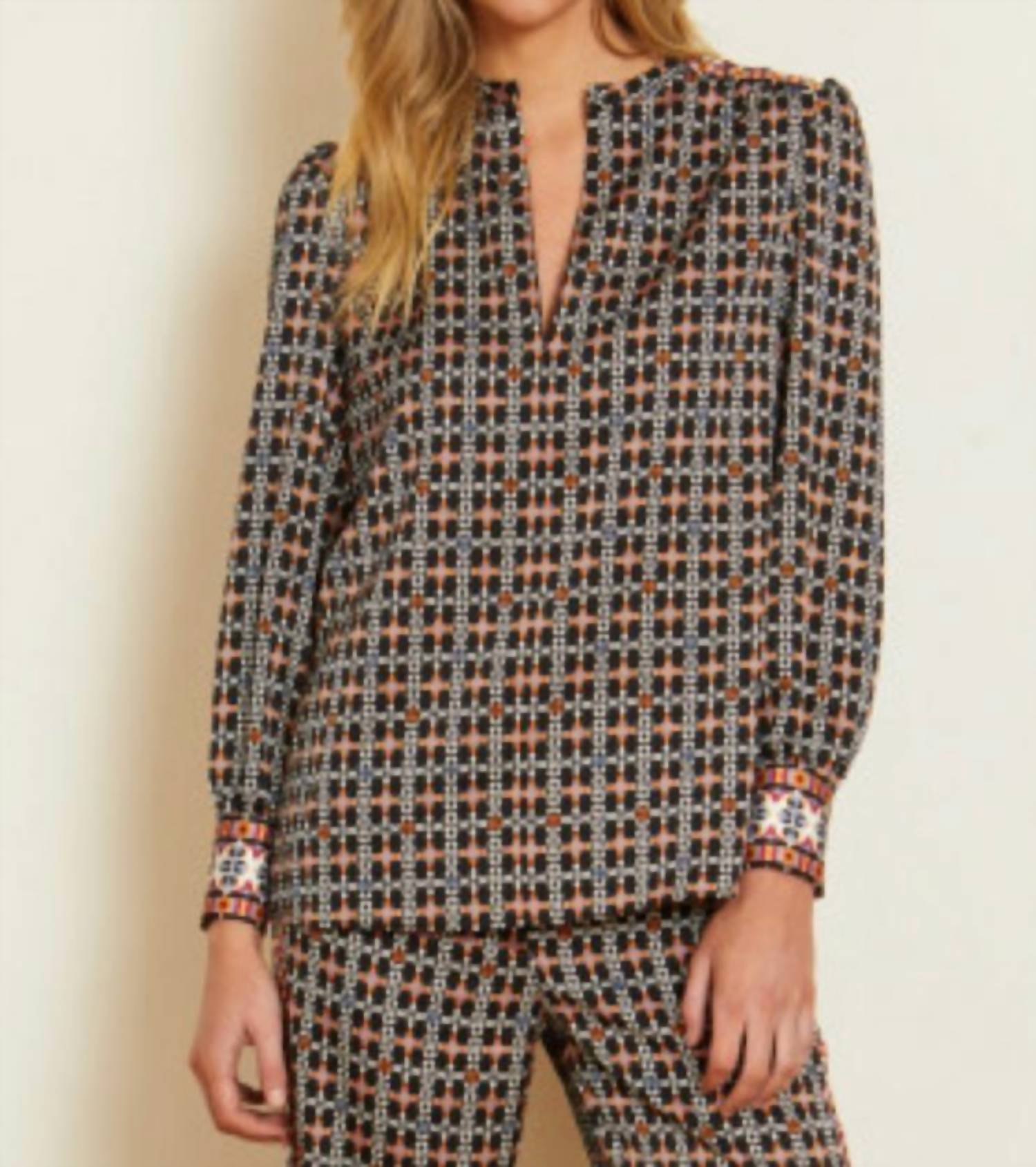 

Длинный топ с узором Jeune, цвет Multi CABALLERO