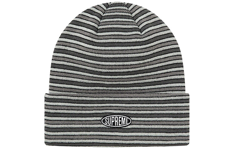 

Шапка Supreme FW20, серый / черный