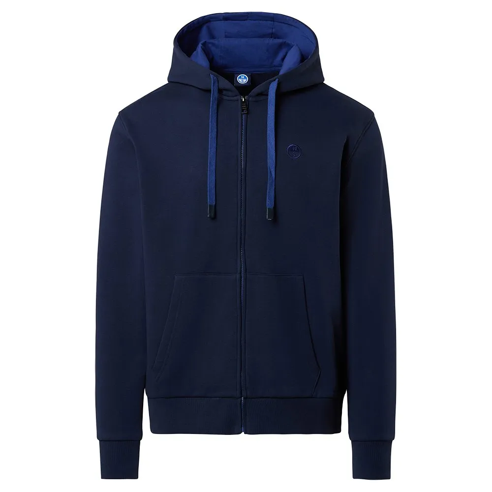

Толстовка North Sails Logo full zip, синий