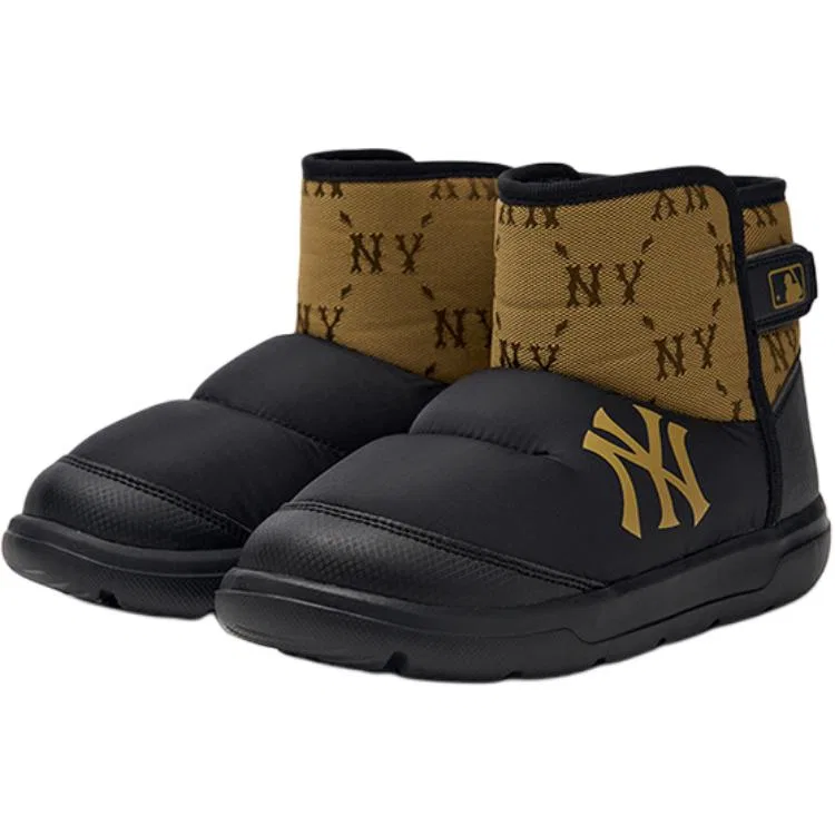 Детские утепленные ботинки MLB с защитой от скольжения, Dark Khaki — фото 3