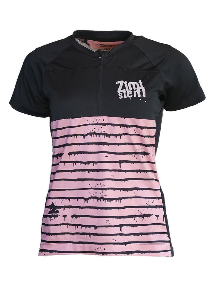 

Zimtstern Велосипедная майка "TechZonez" в черно-розовом цвете