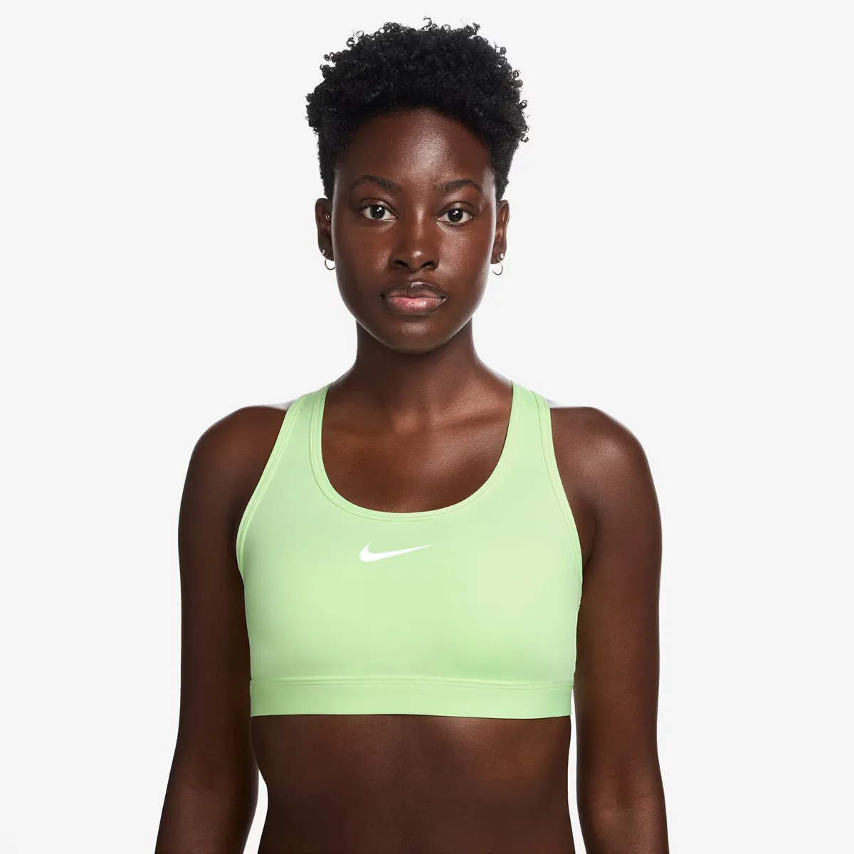 

Женская футболка Nike со средней поддержкой Swoosh, желтый