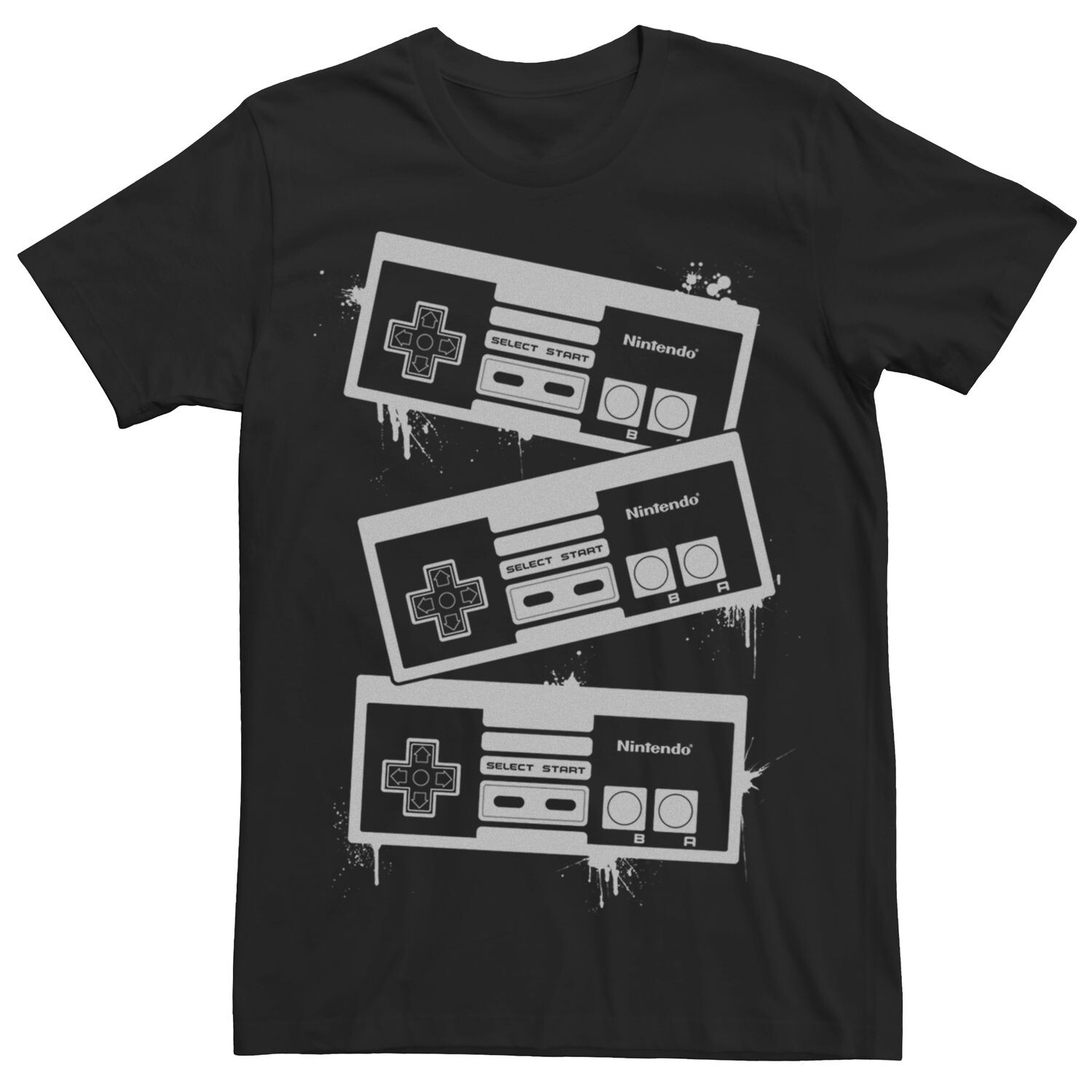 

Мужская футболка с логотипом Nintendo NES Controller Licensed Character