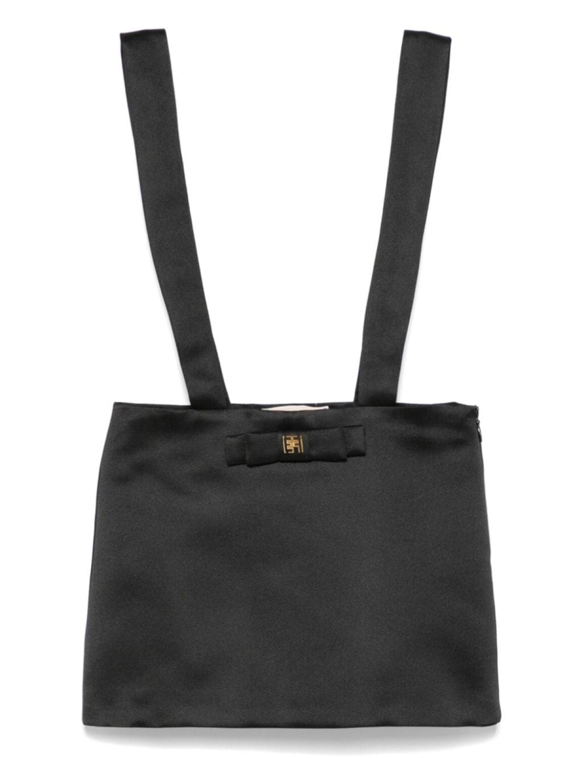 

Elisabetta Franchi La Mia Bambina атласная юбка, черный