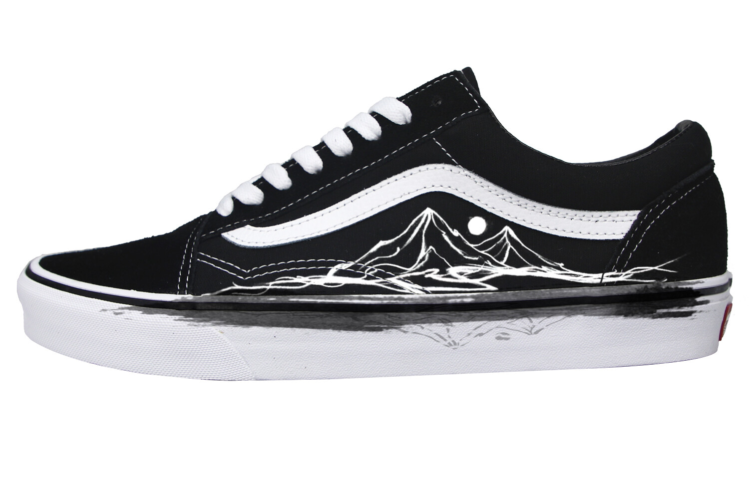 

Кроссовки Vans Skateboarding Shoes Unisex Low-top White, черный