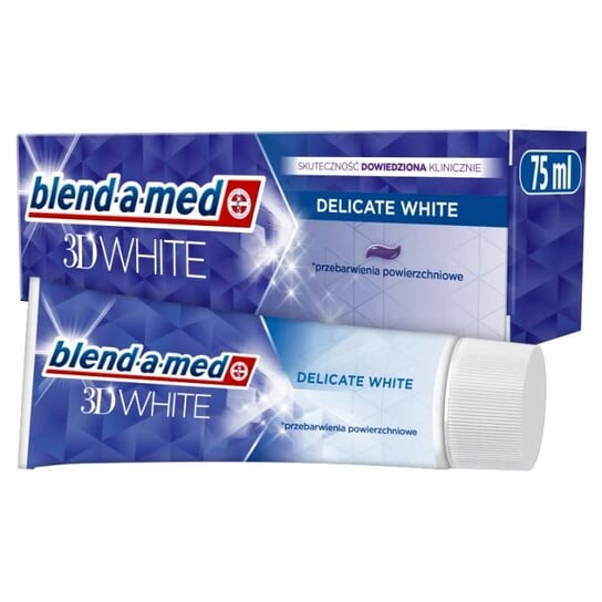 Зубная паста blend-a-med 3D White Деликатная белая 75 мл — фото 2