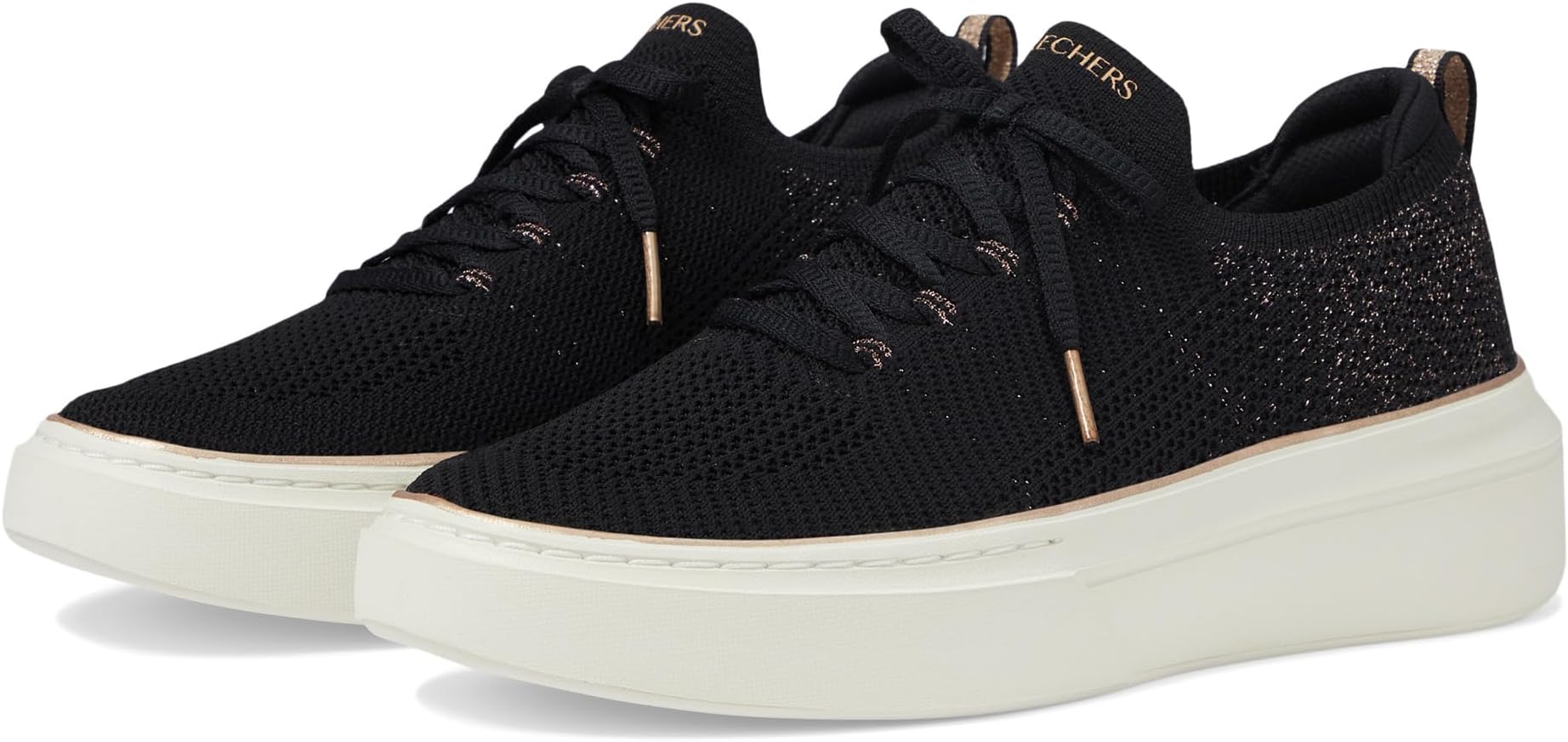 

Кроссовки SKECHERS Court Classics Cordova Classic - Sparkling Dust, цвет Black/Gold