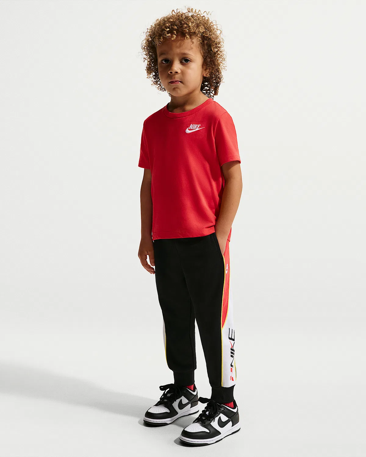 Детские штаны Nike Sportswear Toddler Victory Lap French Terry, Black