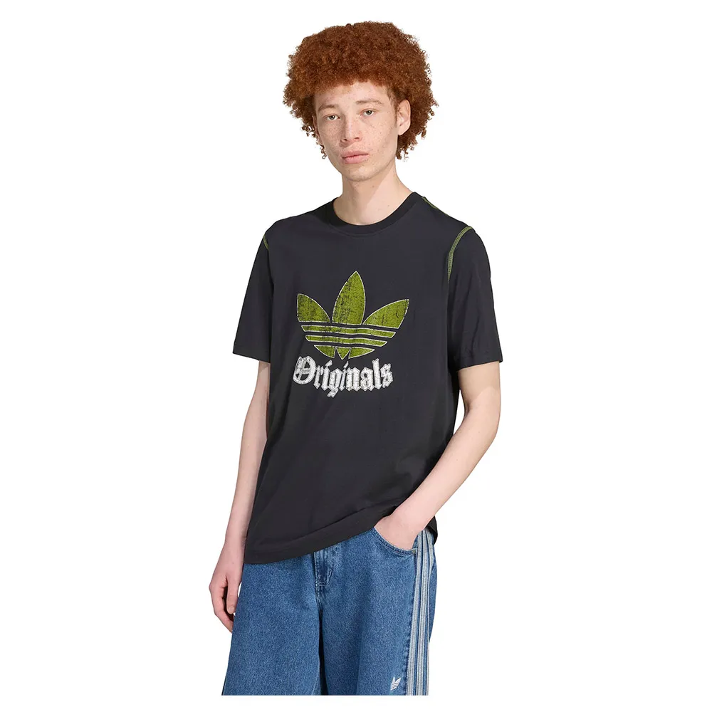 

Футболка с коротким рукавом adidas Originals Distressed Graphic, черный