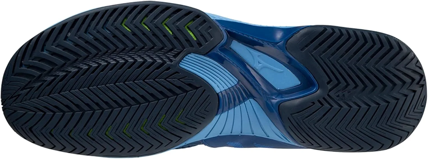 Мужские теннисные кроссовки Mizuno Wave Exceed Tour 5 Ac, белый/синий — фото 4