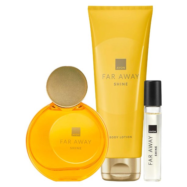

Avon, Far Away Shine, набор косметики, 3 шт.