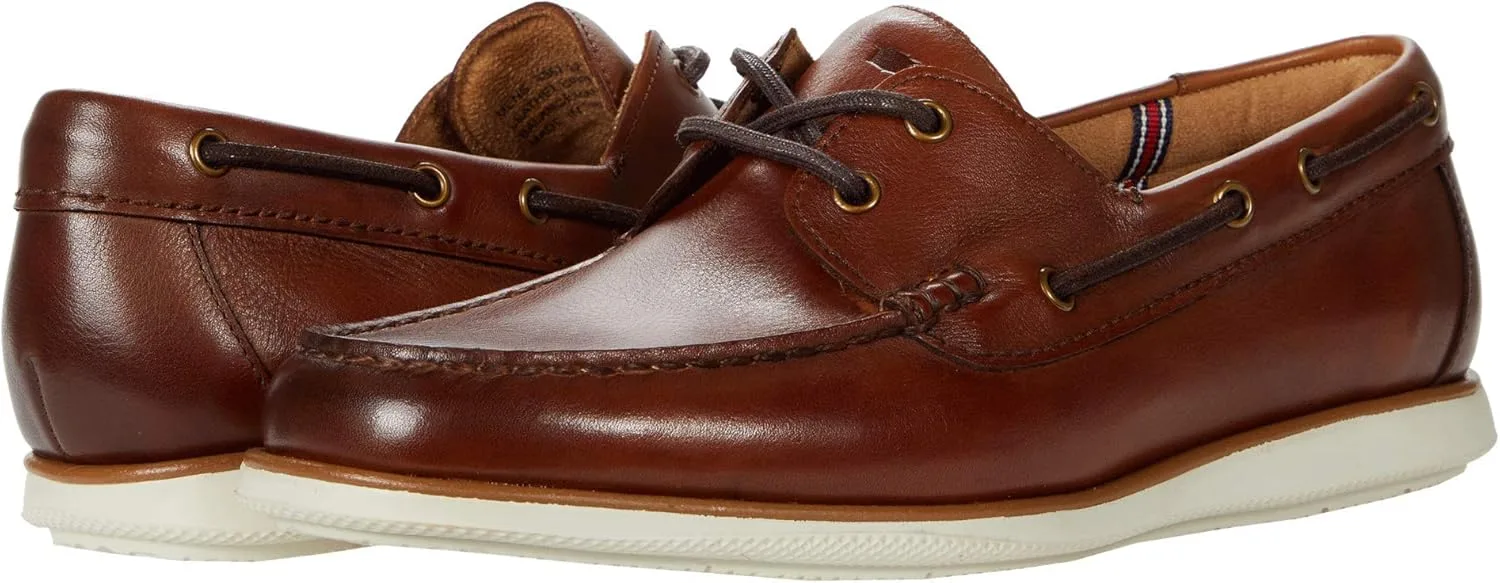 Мужские мокасины Florsheim Atlantic с мясной отделкой, коньячный