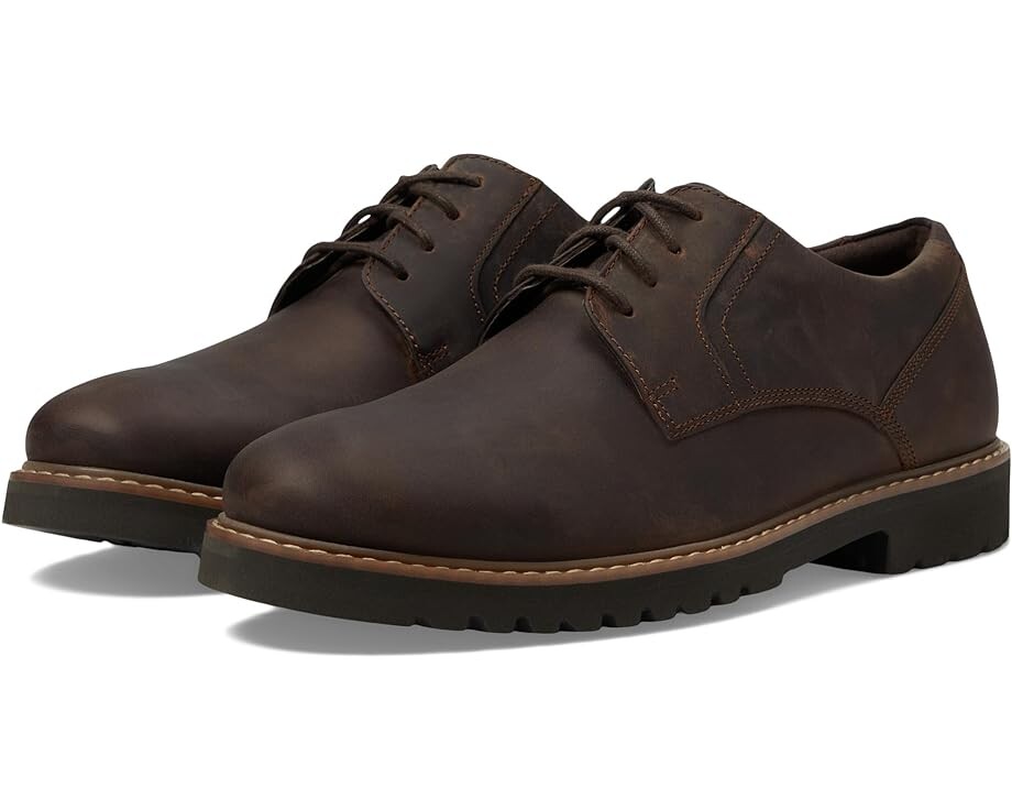 

Оксфорды Rockport Maverick Plain Toe, коричневый
