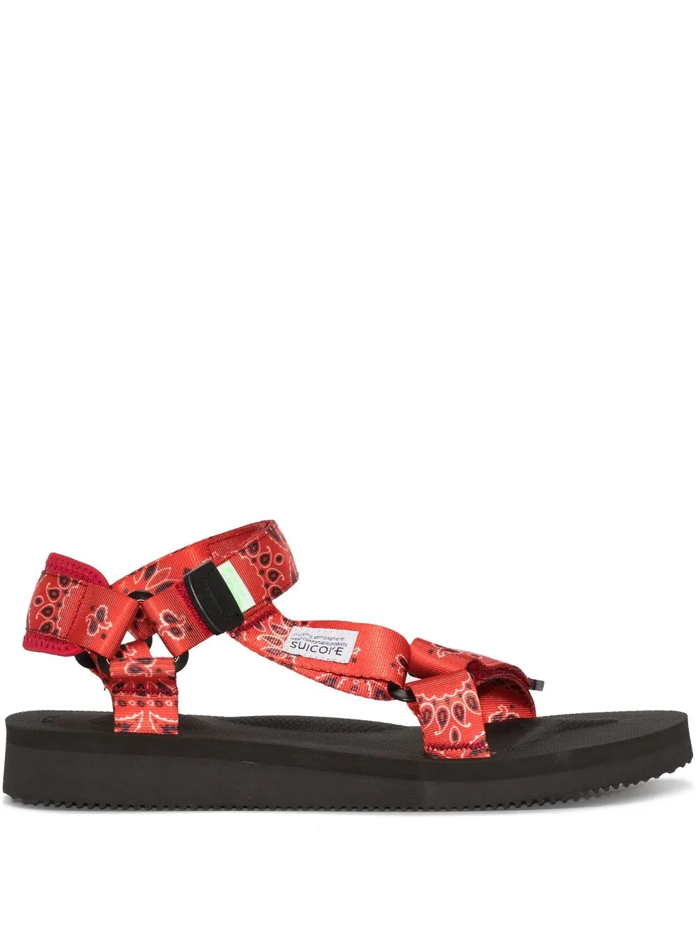Сандалии Depa с ремешками Suicoke, красный