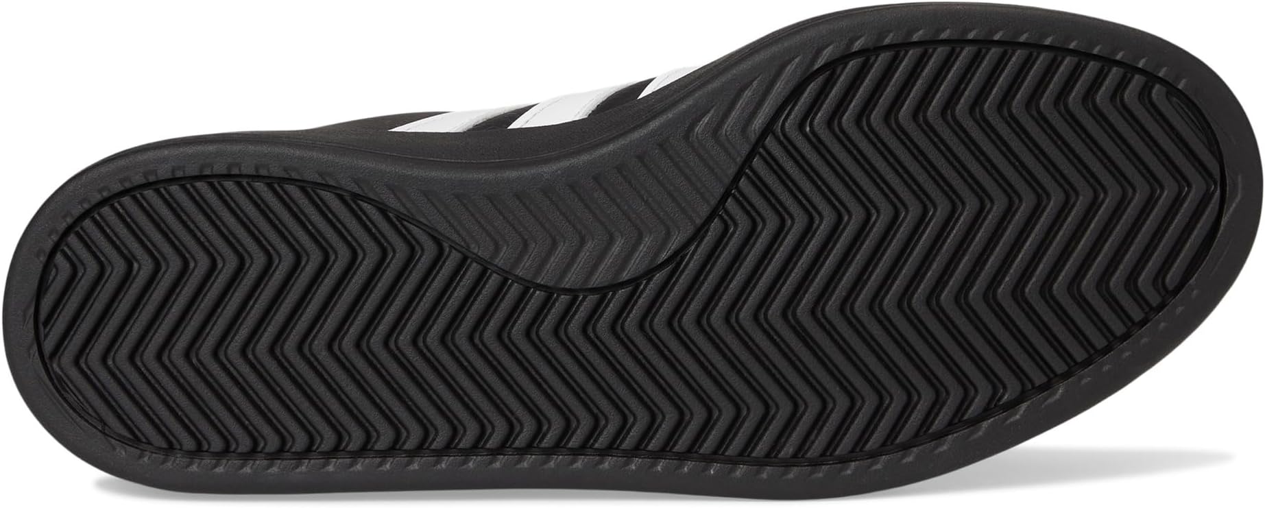 Кроссовки Adidas Grand Court 2.0, Black/White/Gold Metallic — фото 3