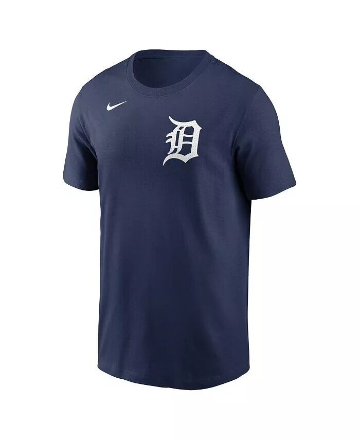 Мужская темно-синяя футболка с надписью Detroit Tigers Fuse Nike, синий — фото 2
