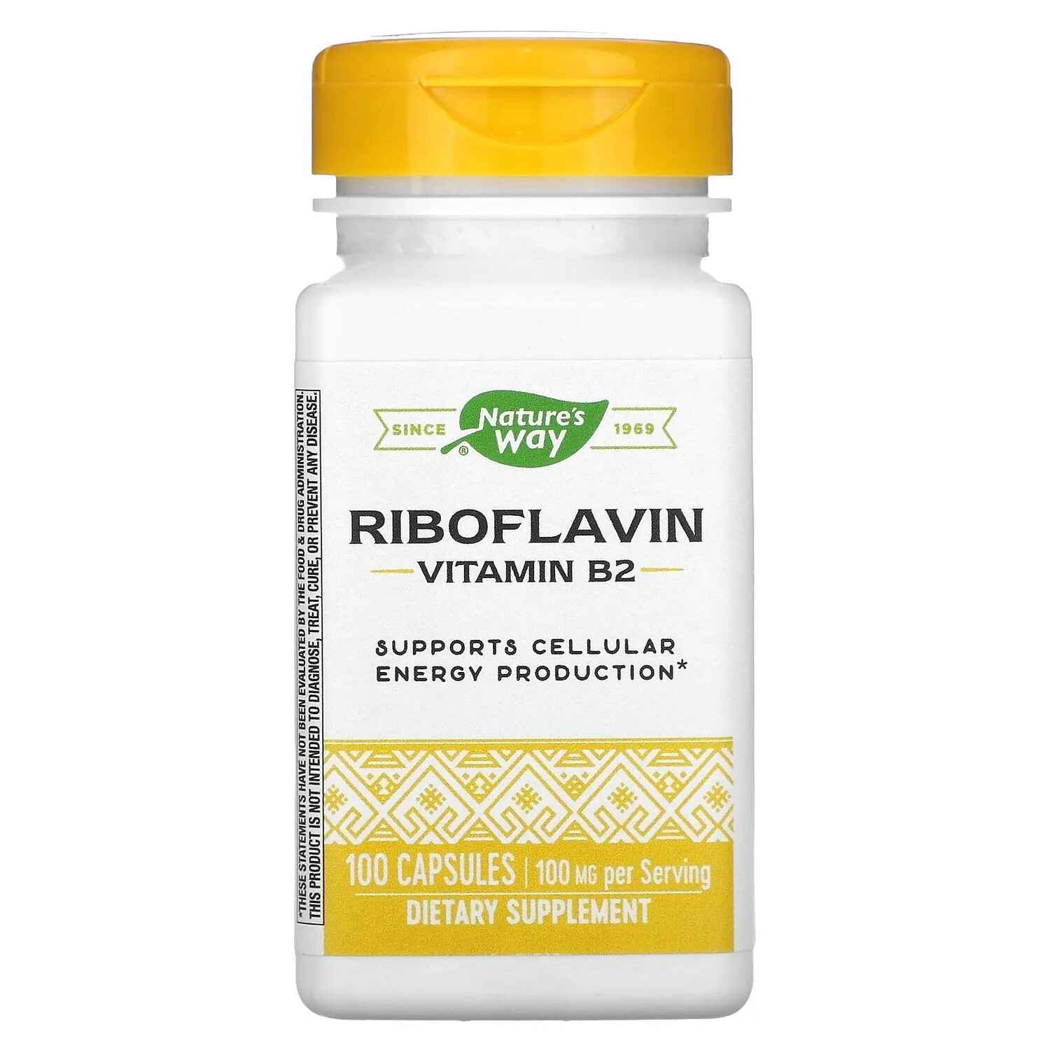 

Nature's Way Витамин В2 100 мг 100 капсул