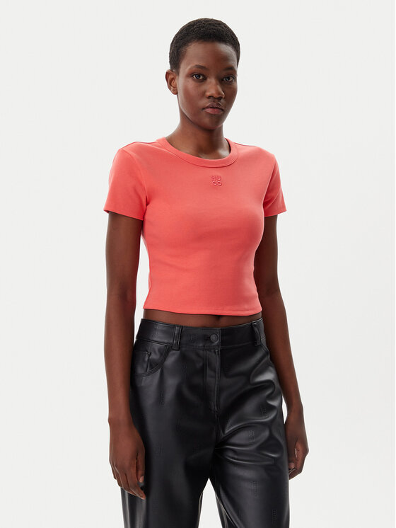 

Футболка slim fit Delanor 50512000 Hugo, красный