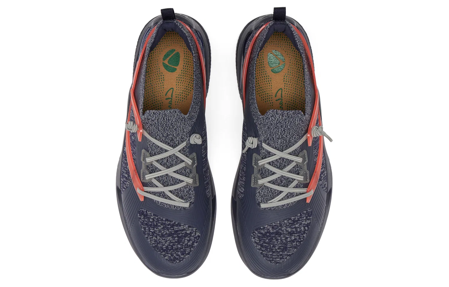 Clarks TriEase Slip Fabric Comfortable Casual Shoes Men's Dark Blue — фото 4