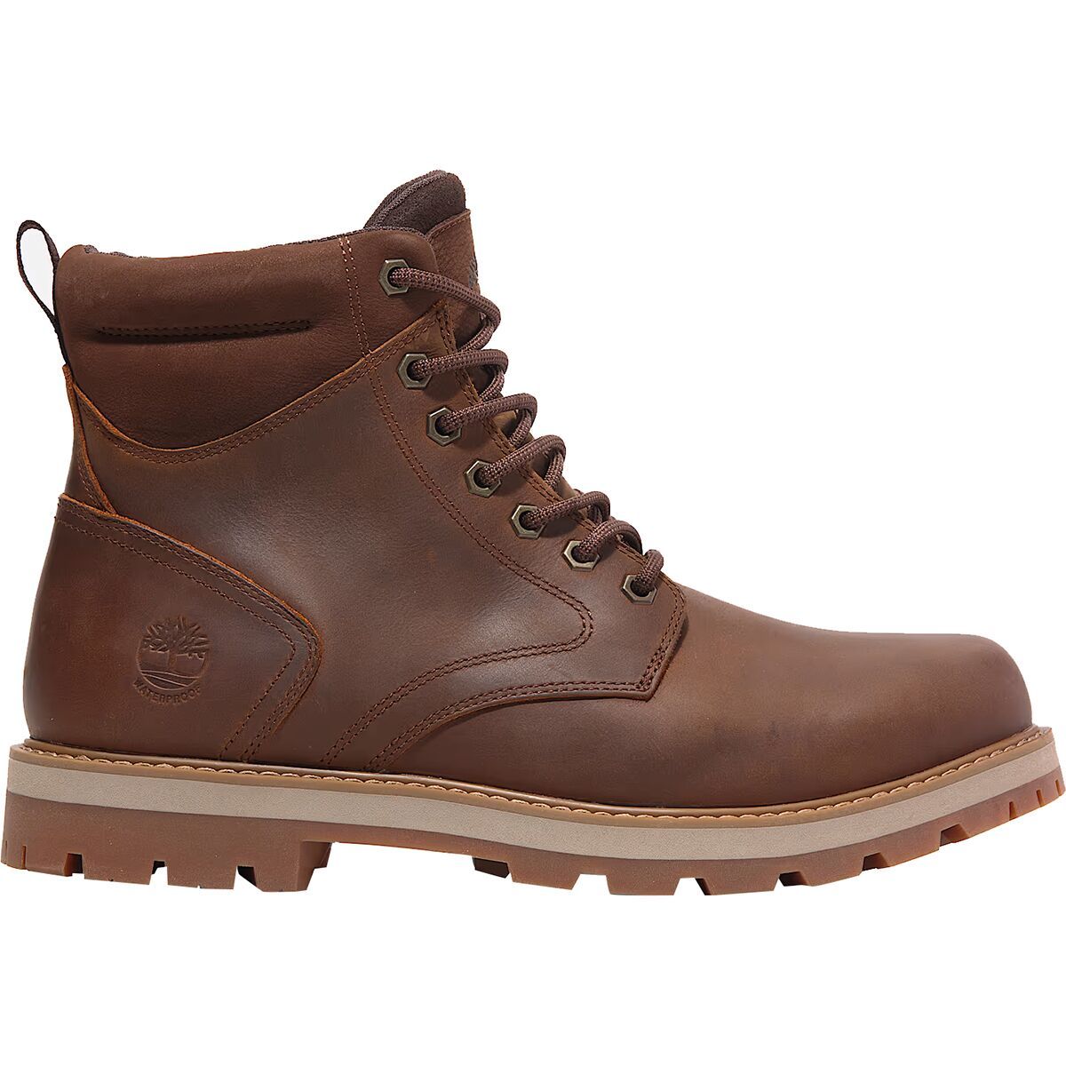 

Ботинки Britton road mid wp Timberland, цвет rust full grain