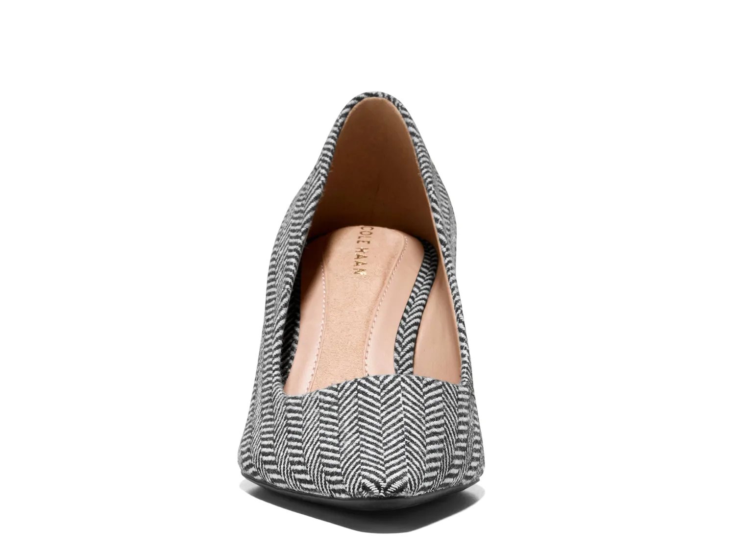 Туфли Cole Haan Go-To Janey Pump, Black/White Herringbone Print — фото 3