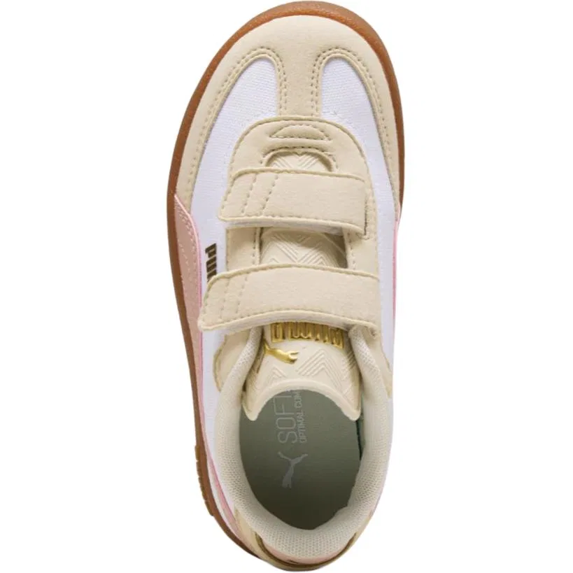 Кроссовки для скейтбординга Club II Era Low top Kids' White Yellow Pink Kids' PUMA — фото 4