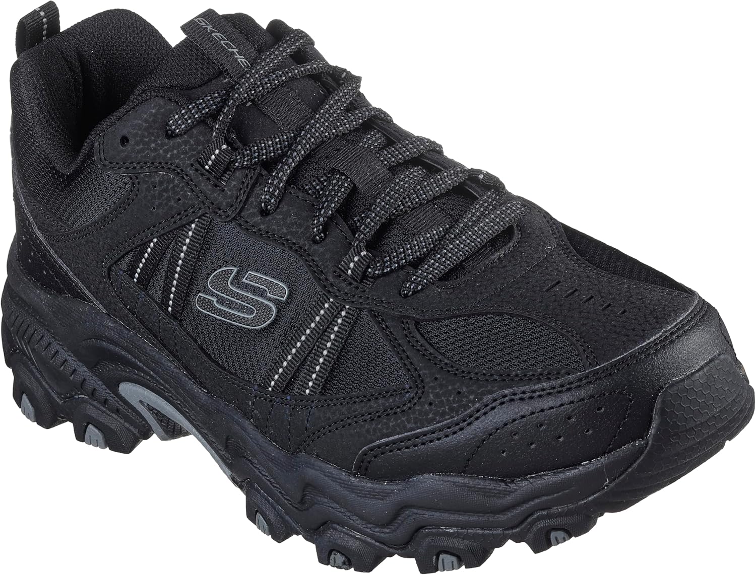 Мужские кроссовки Skechers Stamina Upper Stitch, черный — фото 2