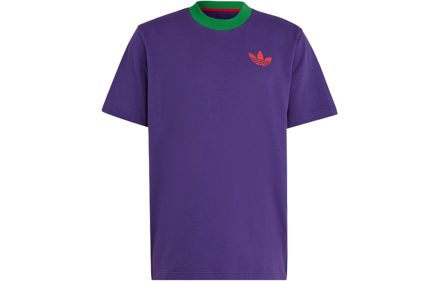 

Футболка с трилистником мужская фиолетовая Adidas Originals, фиолетовый