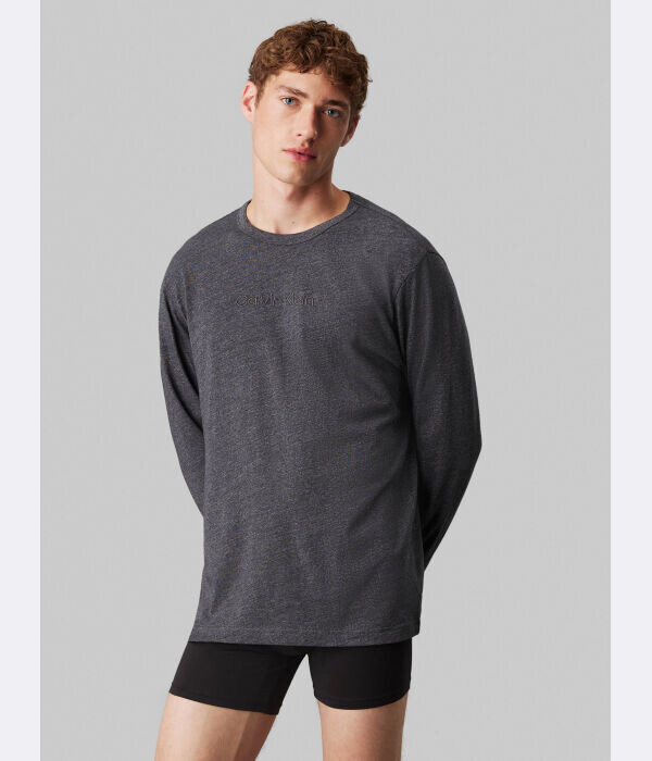 

Лонгслив Calvin Klein Underwear Regular Fit, серый