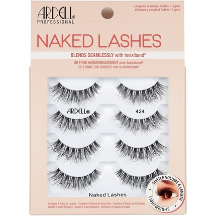 

Накладные ресницы Naked Lash 424 Черный 8 шт., Ardell