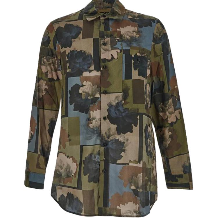 

Рубашка с длинным рукавом с принтом по всей поверхности UMA WANG, зеленый