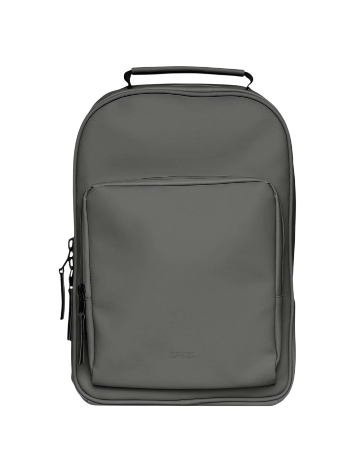 

RAINS Рюкзак для книг - 15 дюймов (40 см), цвет серый