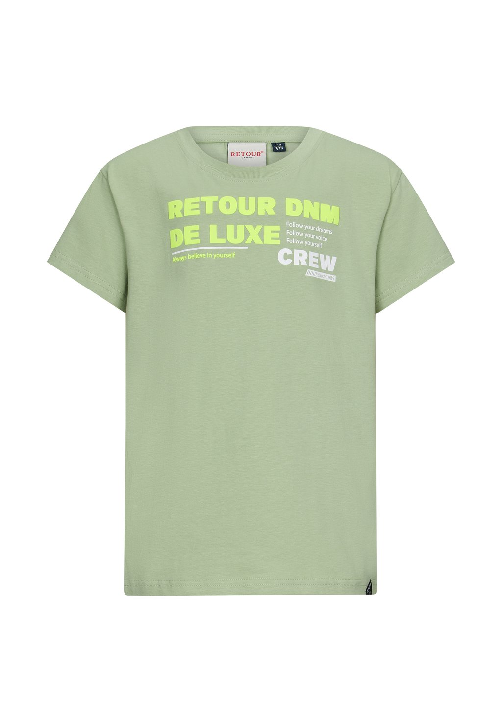 

Футболка с принтом ZEB Retour Jeans, светло-зеленый
