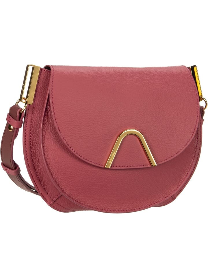 

Наплечная сумка COCCINELLE Saddle Bag Sunup 1501, цвет Rosewood/Brandy