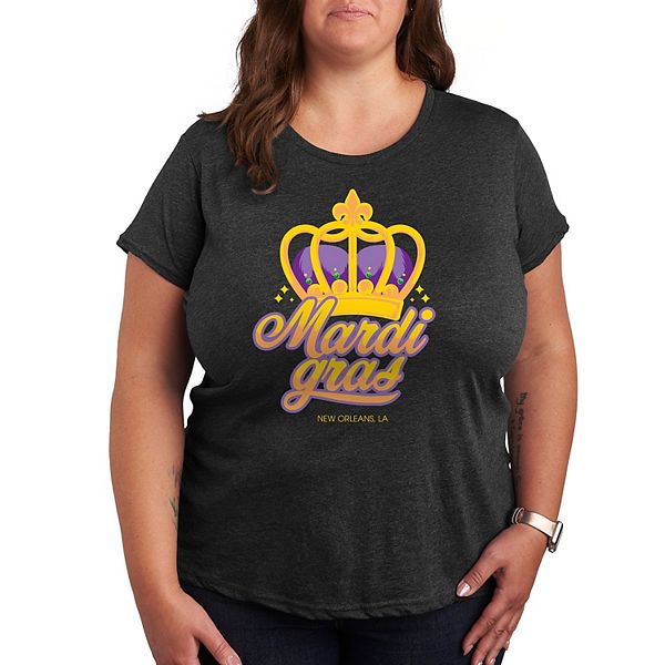 

Футболка с принтом Mardi Crown, plus size Licensed Character, Heather Charcoal, Черный, Футболка с принтом Mardi Crown, plus size Licensed Character, Heather Charcoal