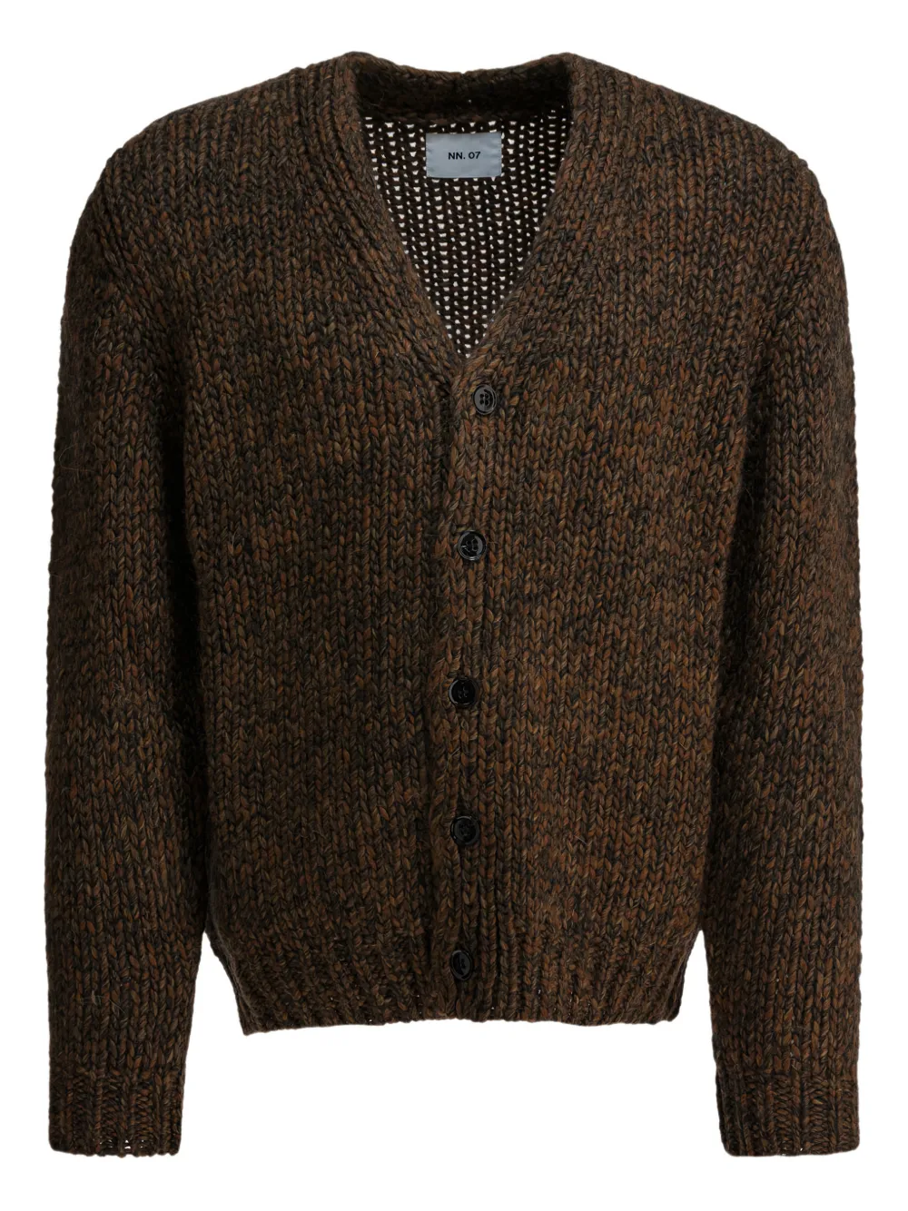 

Шерстяной кардиган на пуговицах Nn07, коричневый