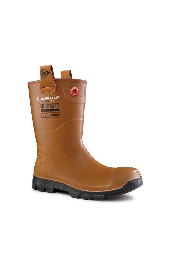

Защитные резиновые сапоги Purofort RigPRO Dunlop, коричневый