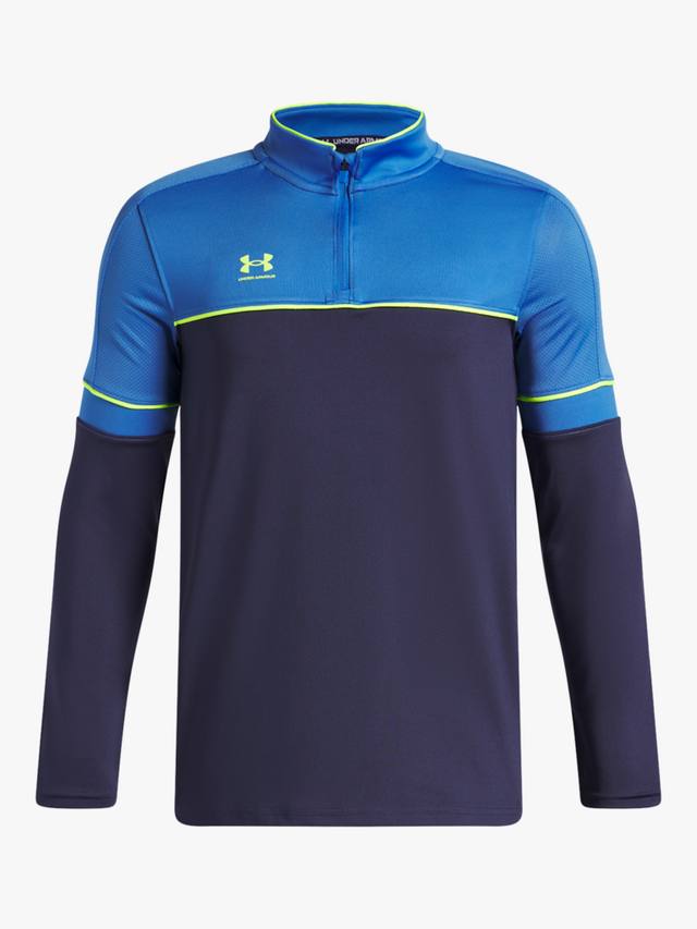

Детская толстовка Challenger с длинными рукавами и молнией на четверть Under Armour, Navy/Yellow