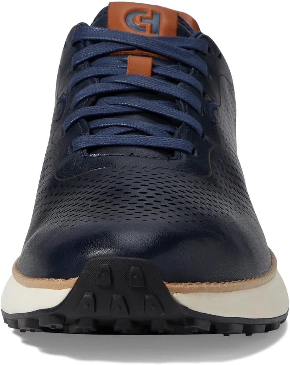 Мужские кроссовки Cole Haan Grandpro Ashland с лазерной перфорацией, темно-синий/слоновая кость — фото 2