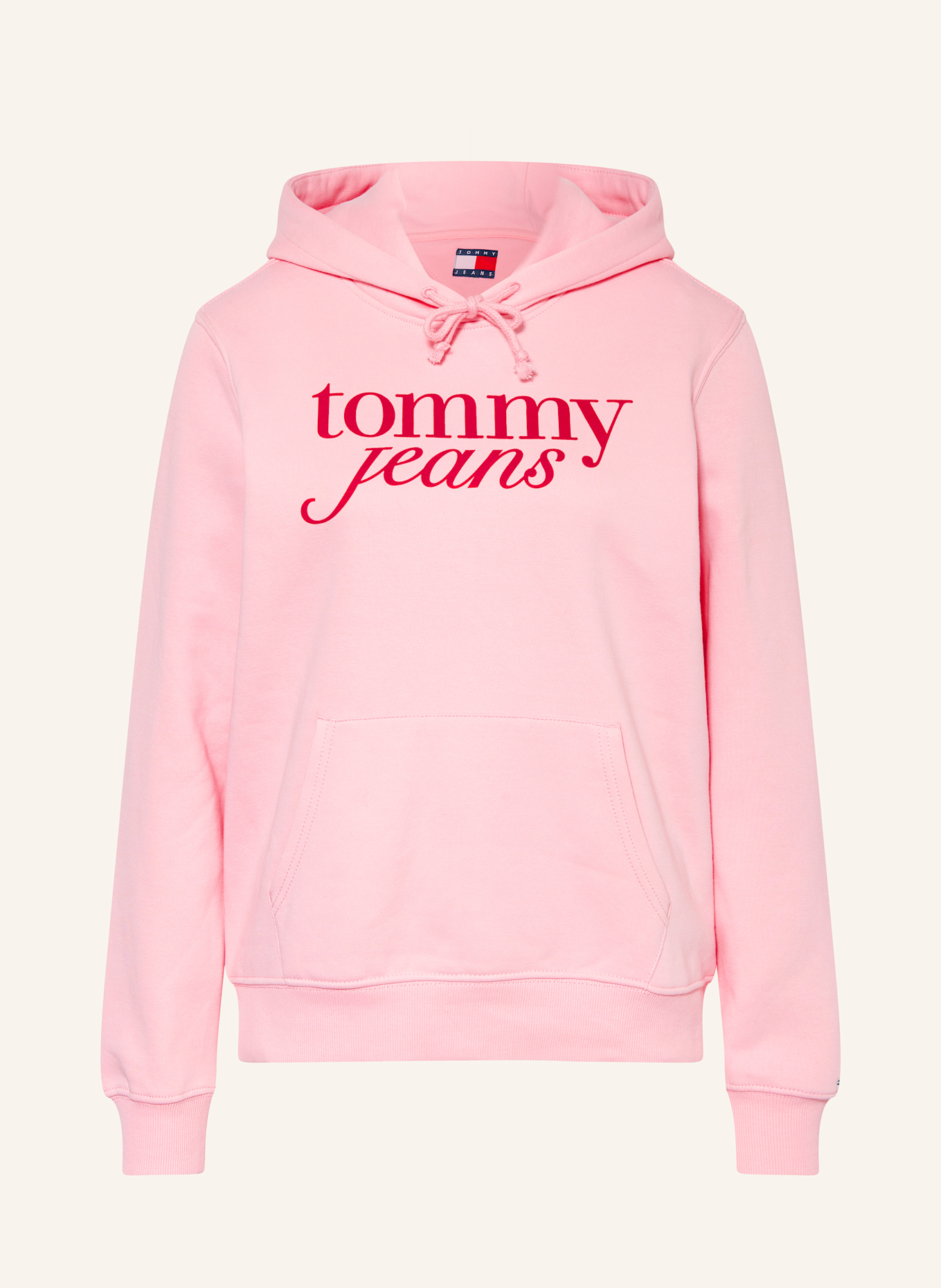 

Толстовка с капюшоном Tommy Jeans, розовый