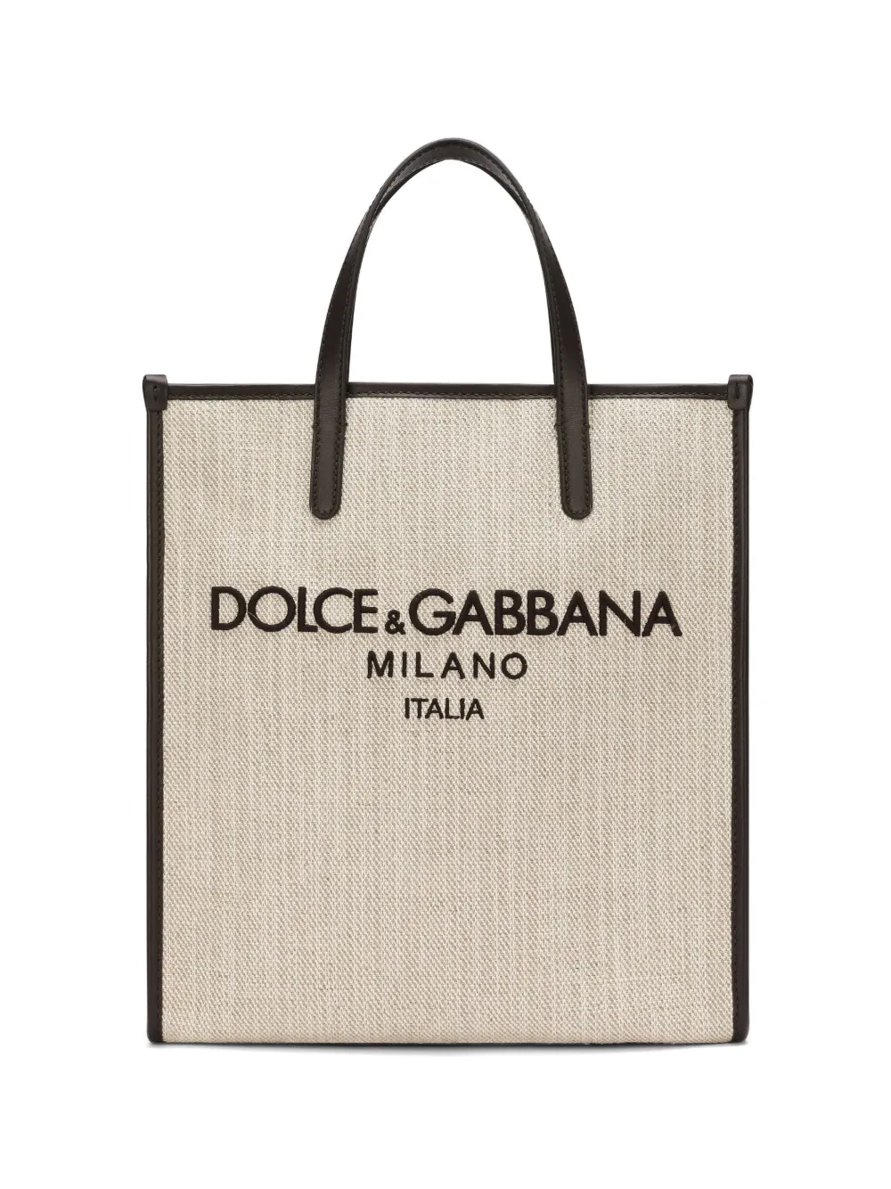

Сумка-тоут Small Shopping из канваса DOLCE & GABBANA, нейтральный