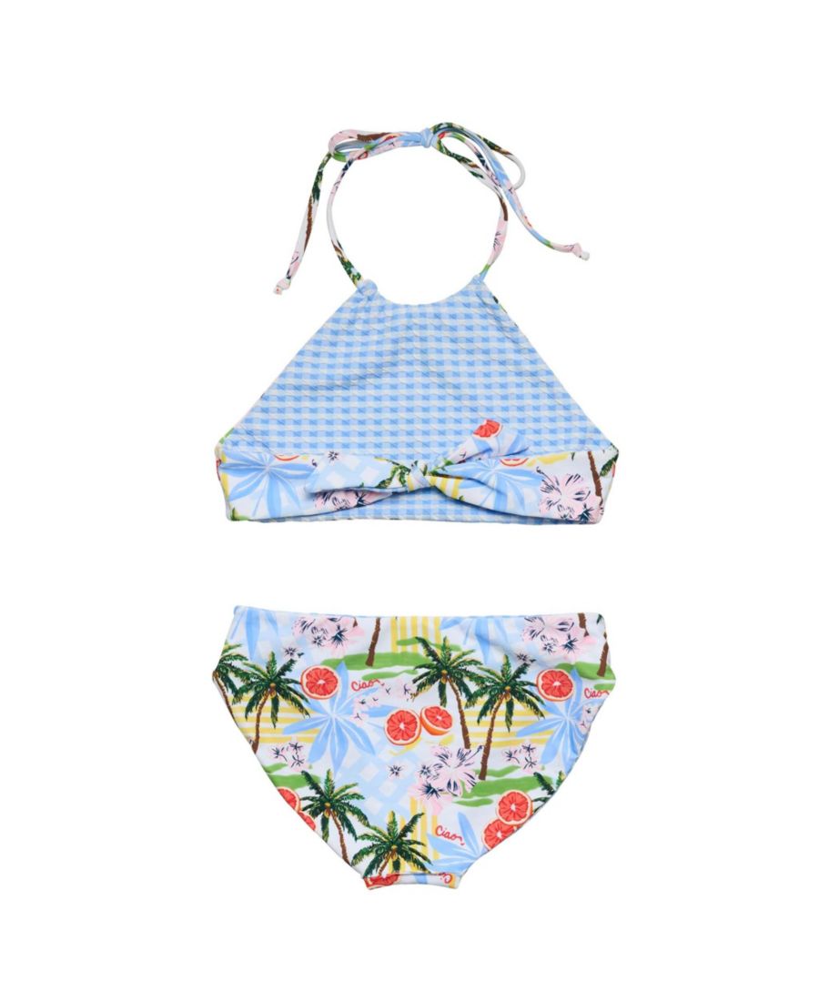 Бикини Big Girls Ciao Paradiso с двусторонней завязкой на шее Snapper Rock, Blue — фото 4