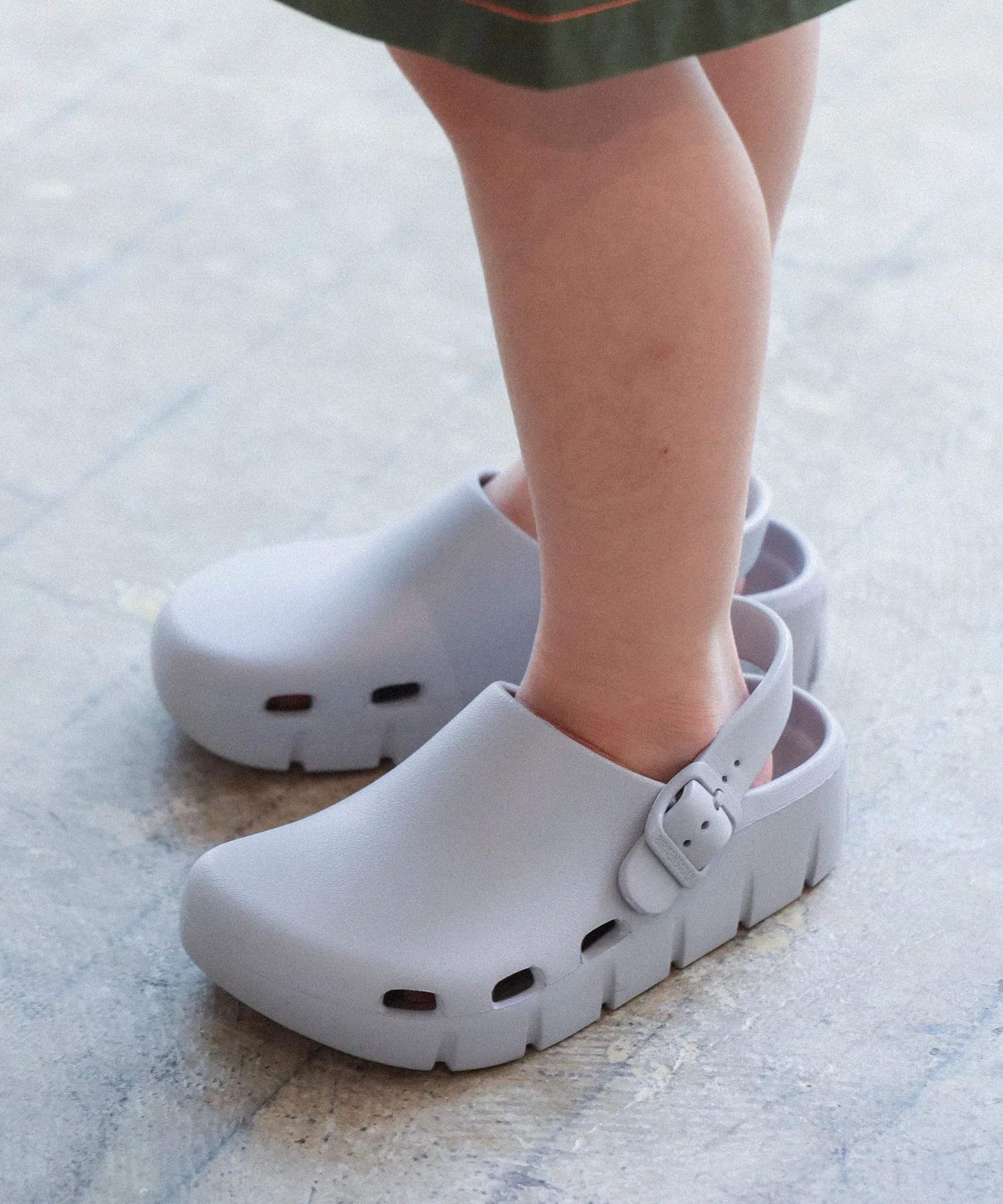 Детские сандалии Birkenstock Birki Flow EVA серые