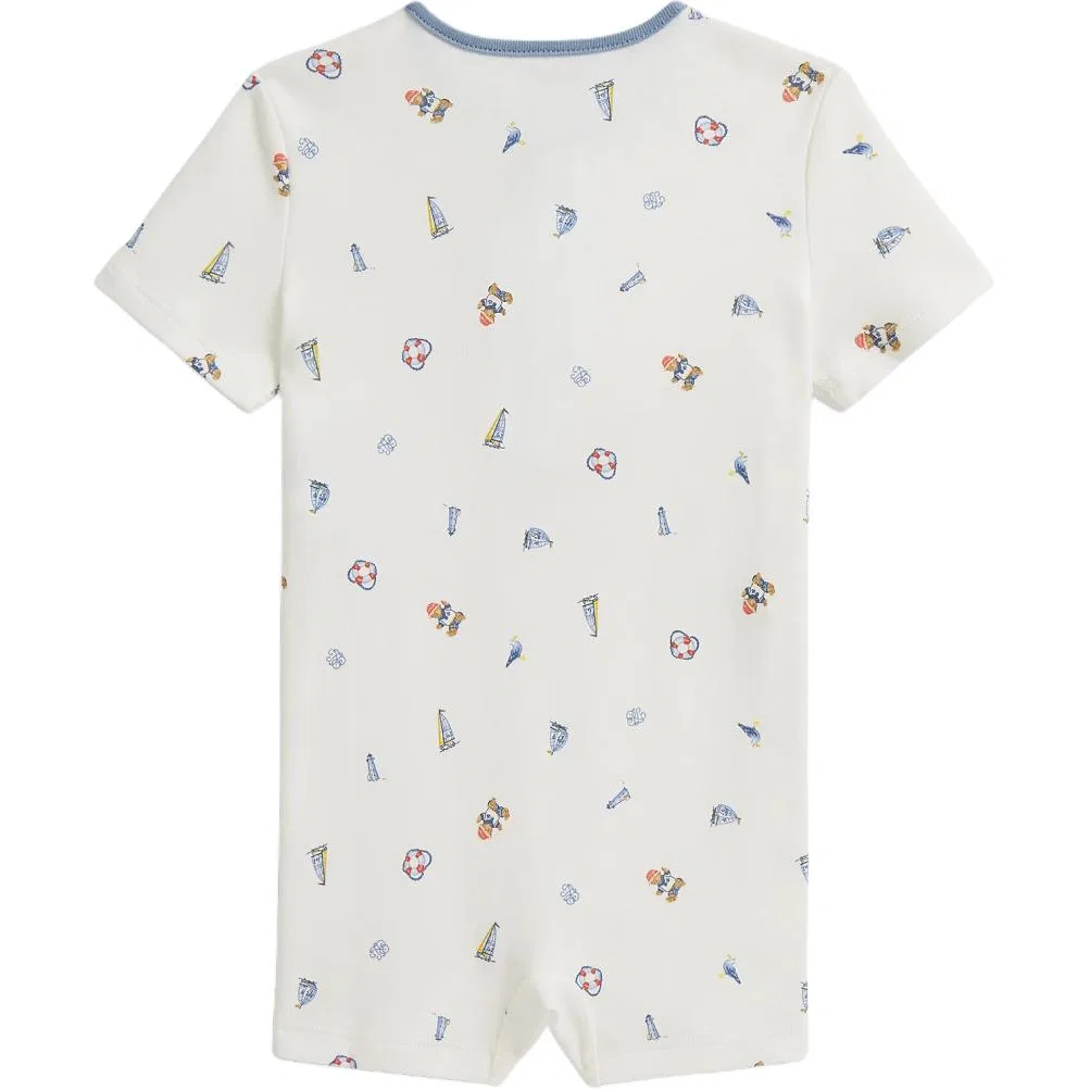 Комбинезон Polo Bear Ralph Lauren белый — фото 3