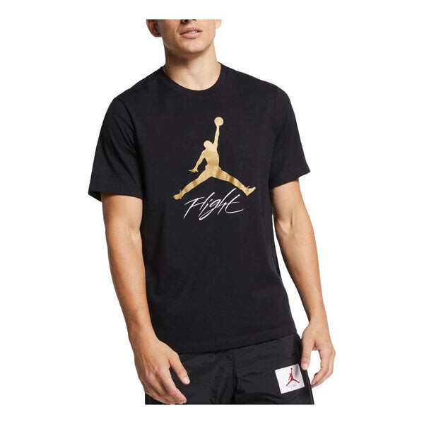 

Футболка jumpman flight graphic футболка азиатские размеры Air Jordan, черный