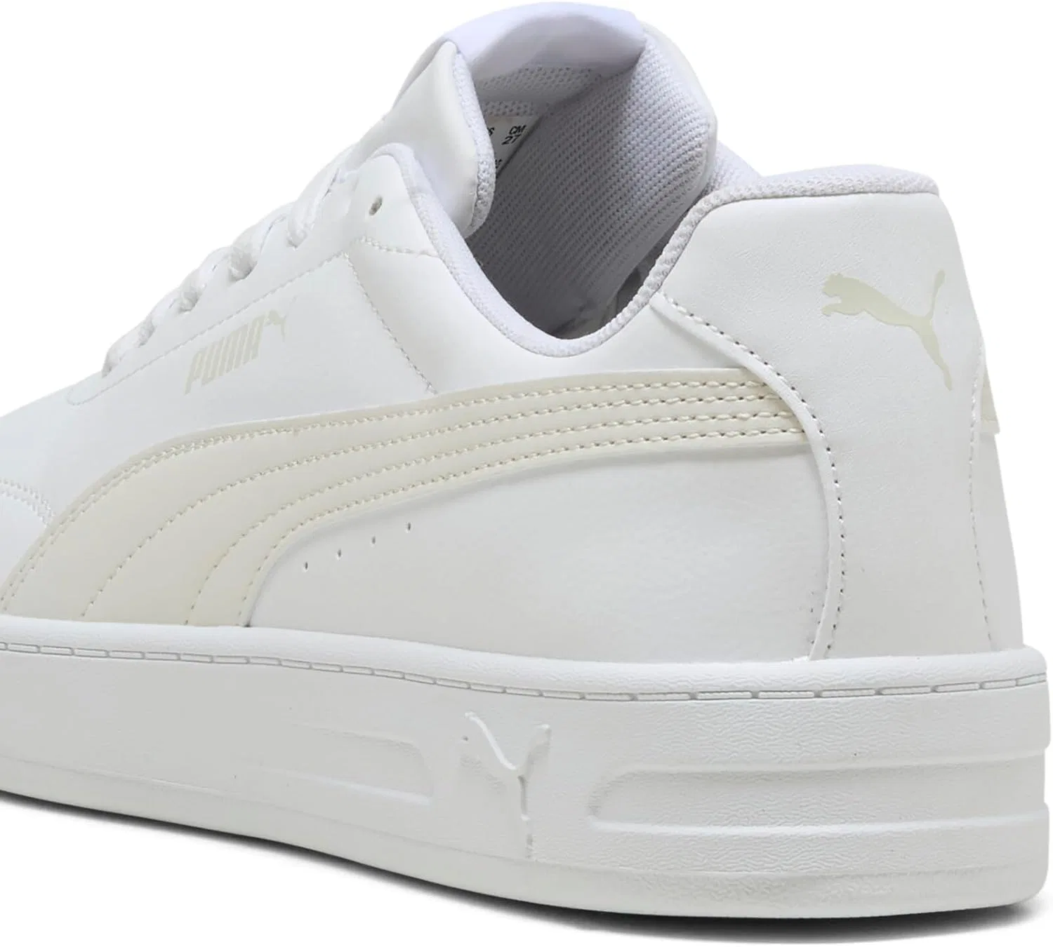 Кроссовки Puma Unisex Court Classic Clean, Puma White Vapor Gray — фото 2