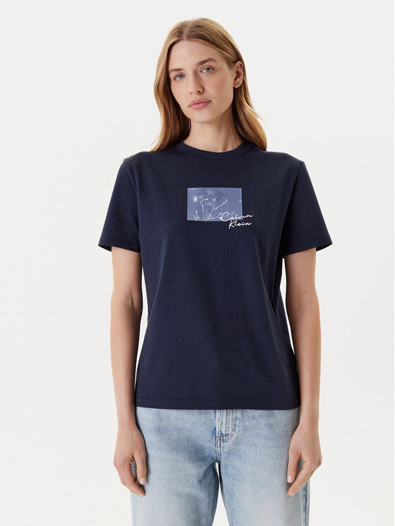 

Футболка обычного кроя LV047C855G Calvin Klein Jeans, синий