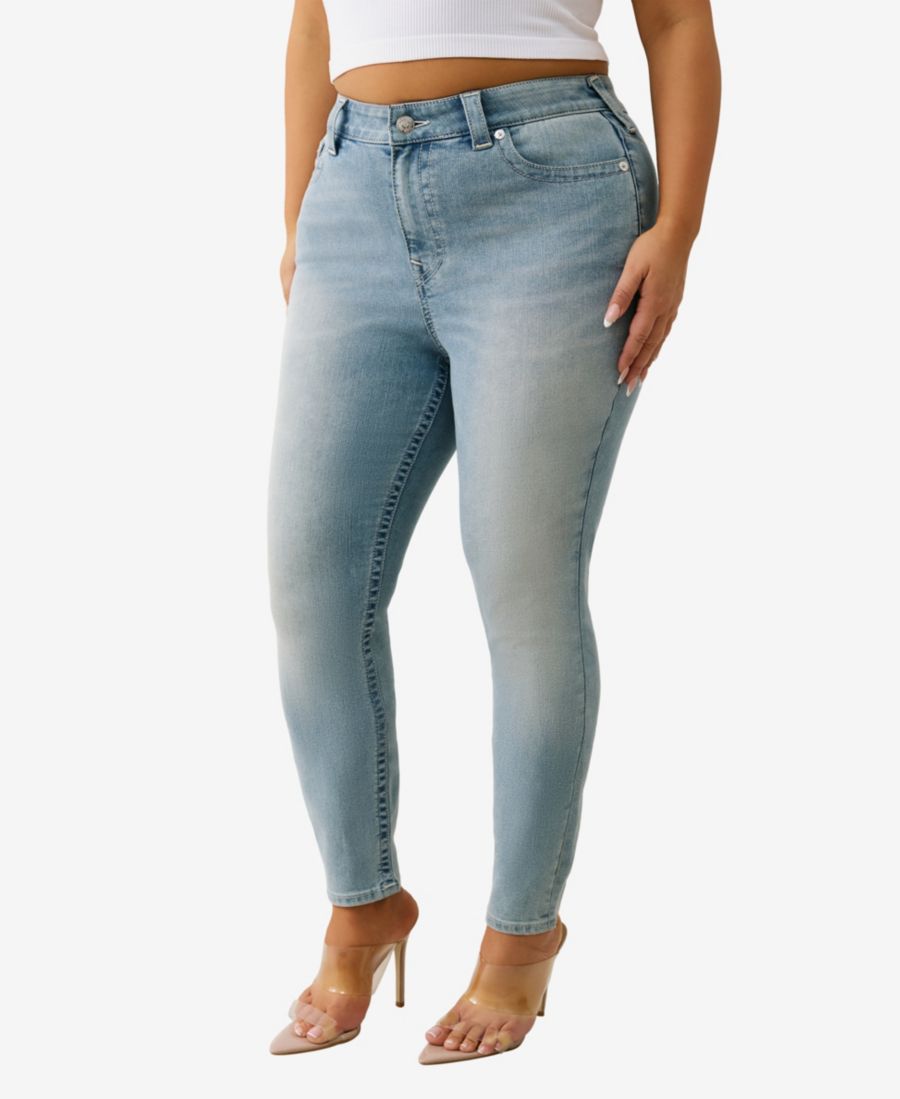 

Джинсы Jennie Curvy Skinny Mid Rise Jeans больших размеров True Religion, Peak Spot