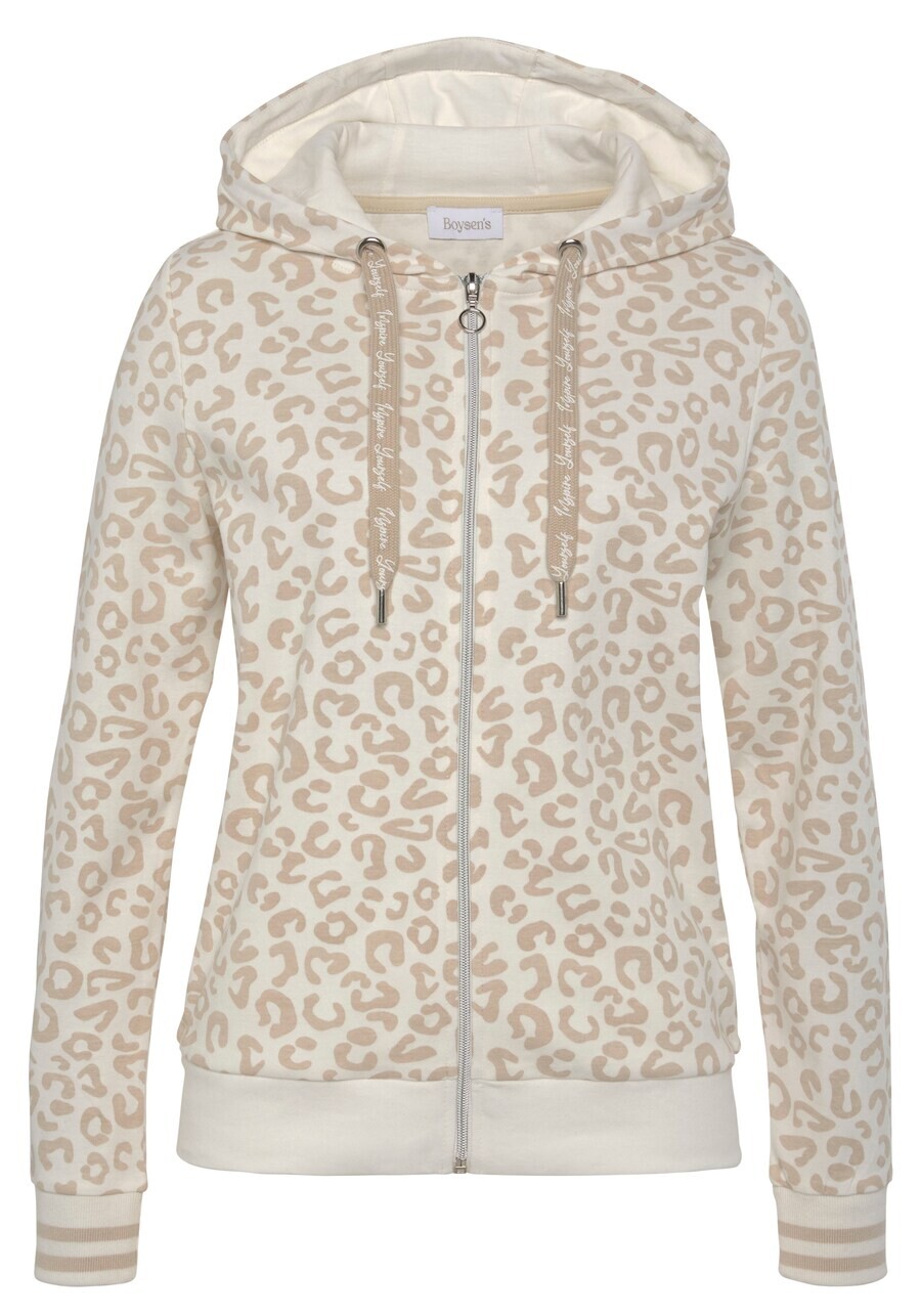 

Толстовка с капюшоном на молнии BOYSEN'S Zip-Up Hoodie, бежевый