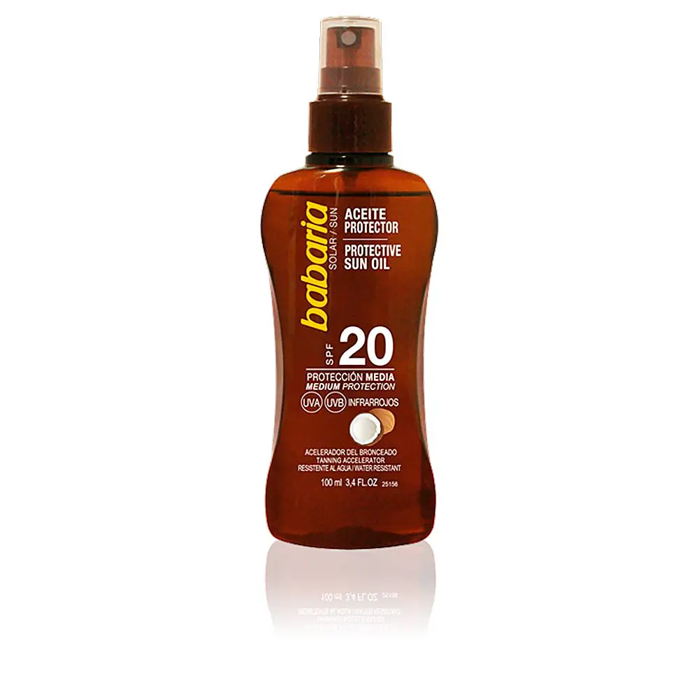 

Солнцезащитный крем Solar aceite protector coco spf20 spray Babaria, 100 мл.